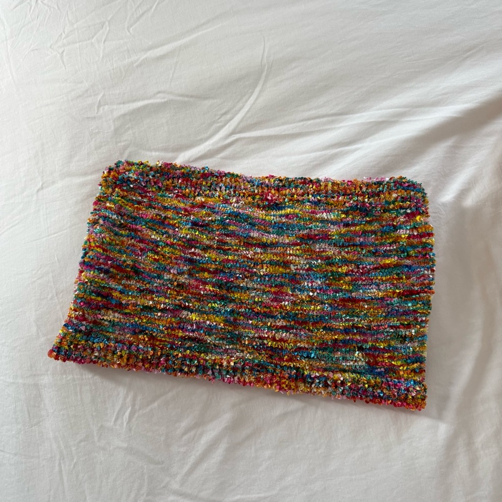 Urban Outfitters Colorful Knit Mini Skirt